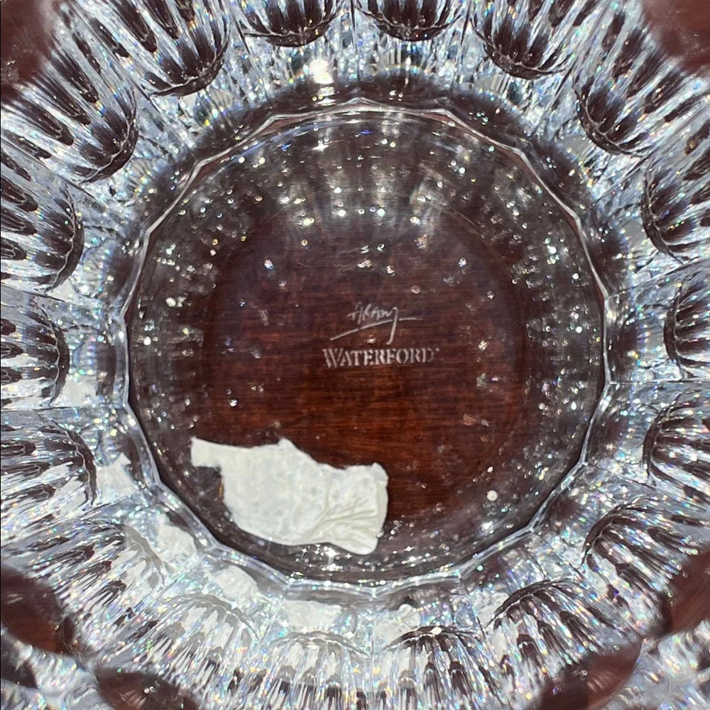 Beautiful Waterford Crystal Michael Aram Garland Romance 10” Flower Vase